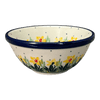 Polish Pottery CA 4.75" Bowl (Daffodils in Bloom) | A556-2122X at PolishPotteryOutlet.com