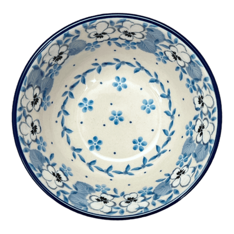 Bowl, Round, 4.75" in "Pansy Blues" by Ceramika Artystyczna | A556-2346X