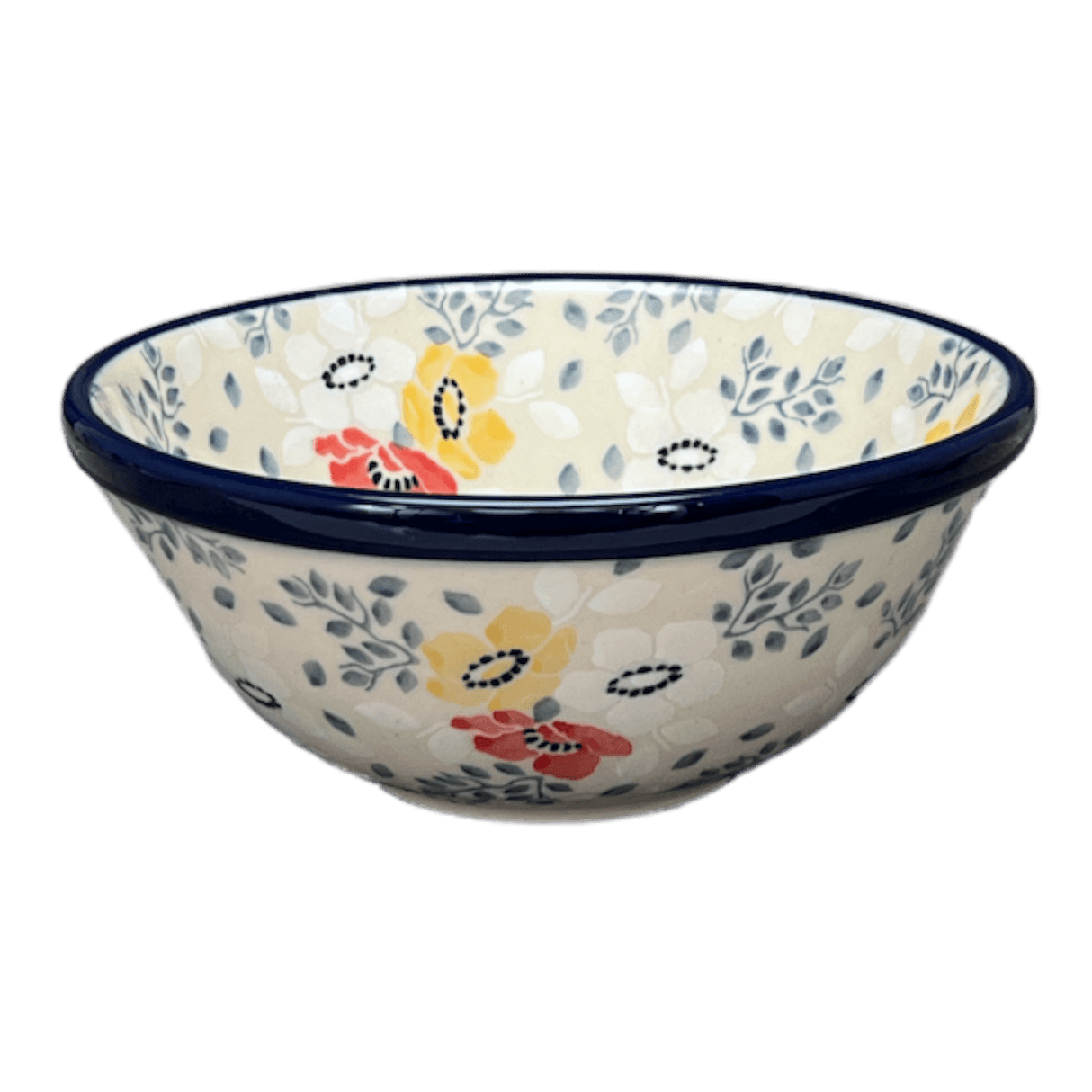 Bowl, Round, 4.75" in "Soft Bouquet" by Ceramika Artystyczna | A556-2378X