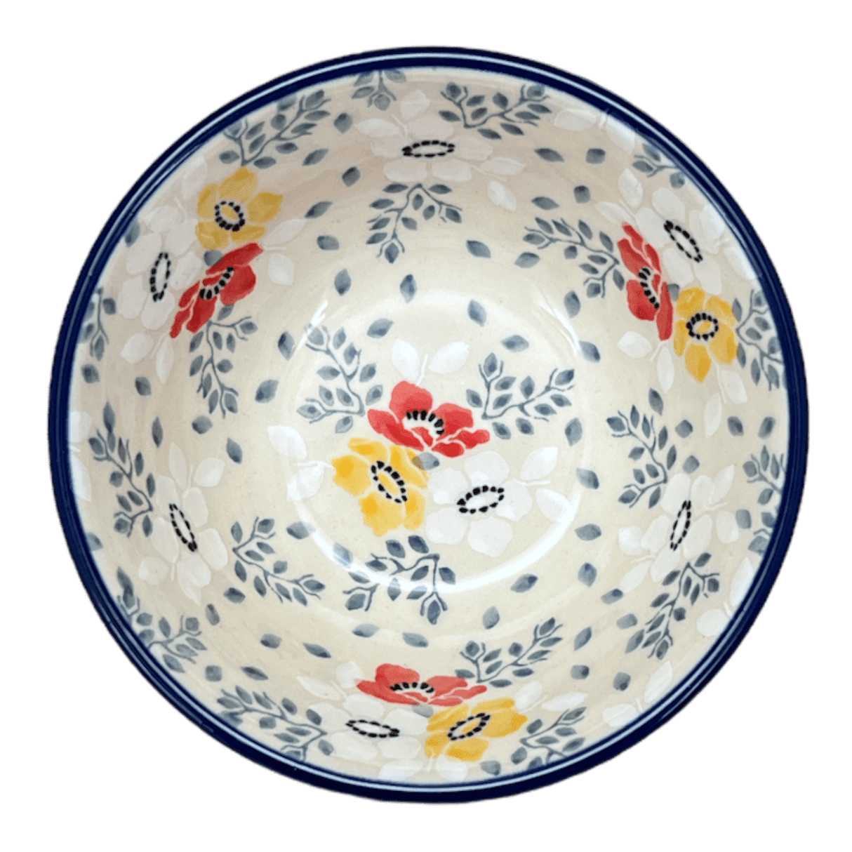 Bowl, Round, 4.75" in "Soft Bouquet" by Ceramika Artystyczna | A556-2378X