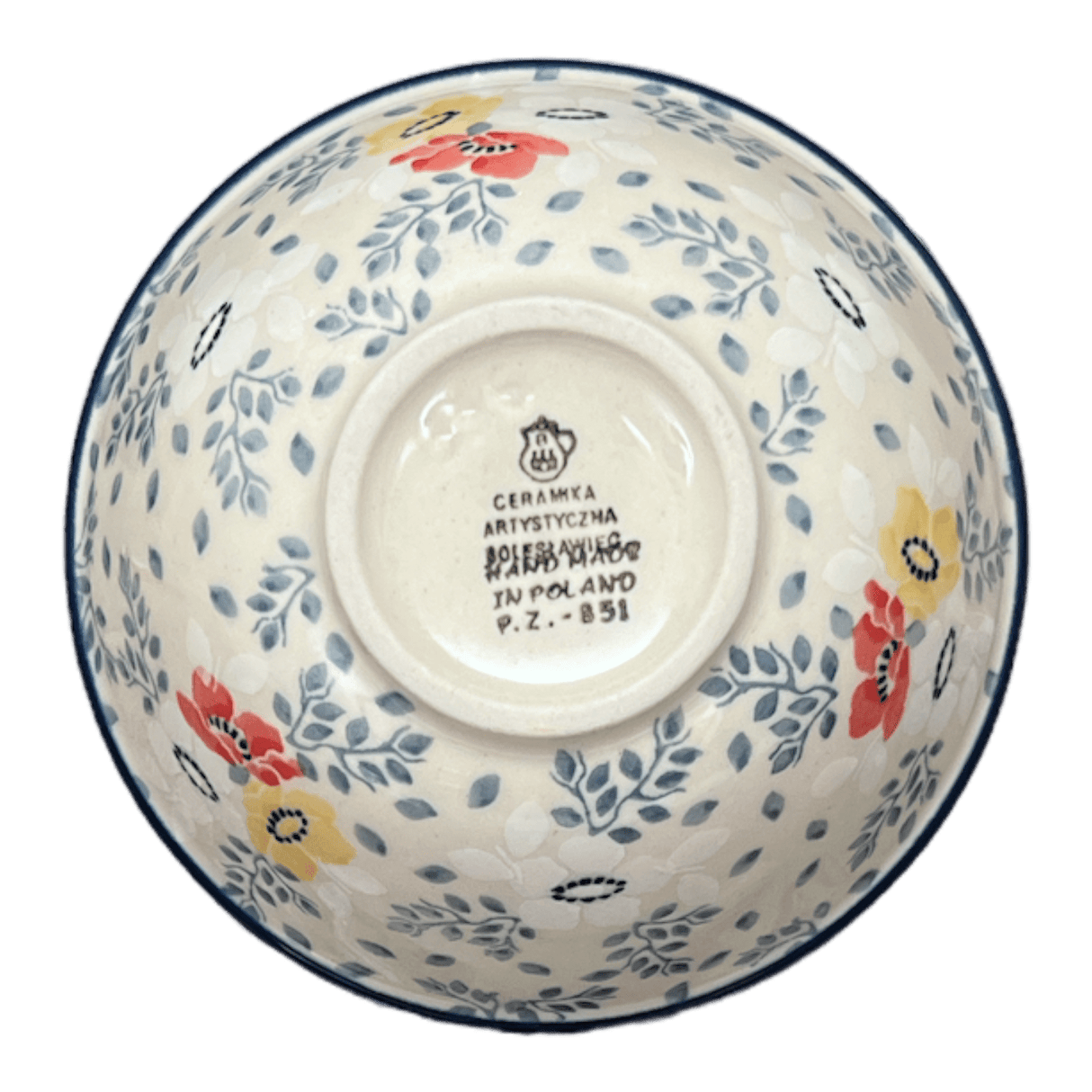 Bowl, Round, 4.75" in "Soft Bouquet" by Ceramika Artystyczna | A556-2378X