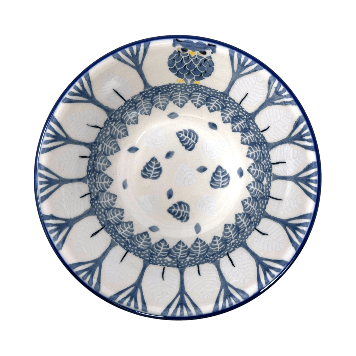 Bowl, Round, 4.75" in "Lone Owl" by Ceramika Artystyczna | A556-3326X