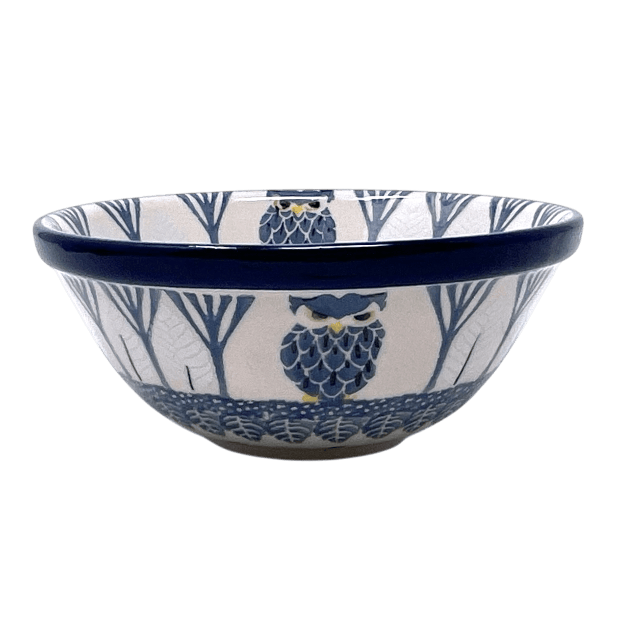 Bowl, Round, 4.75" in "Lone Owl" by Ceramika Artystyczna | A556-3326X