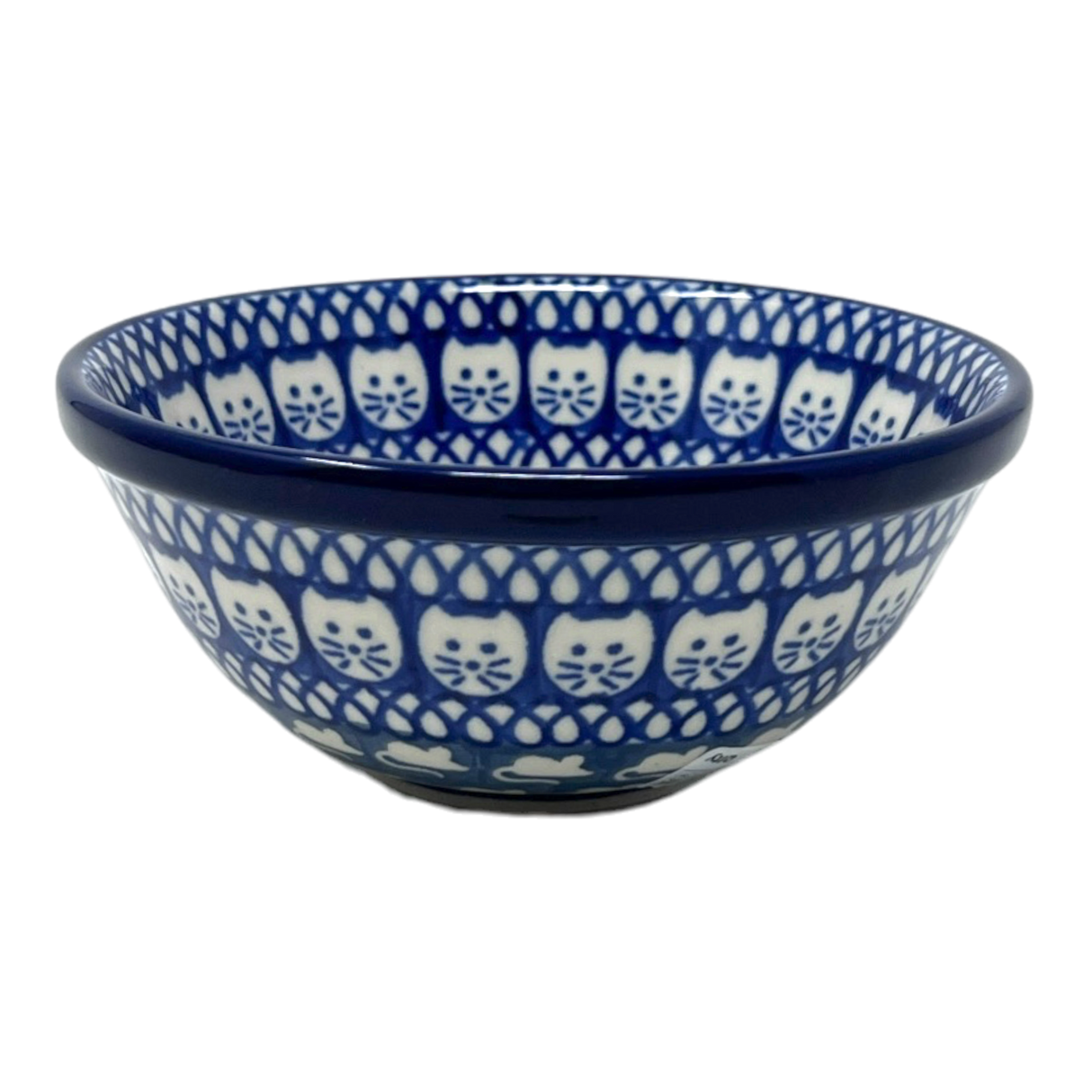 Bowl, Round, 4.75" in "Cat & Mouse" by Ceramika Artystyczna | A556-U9967