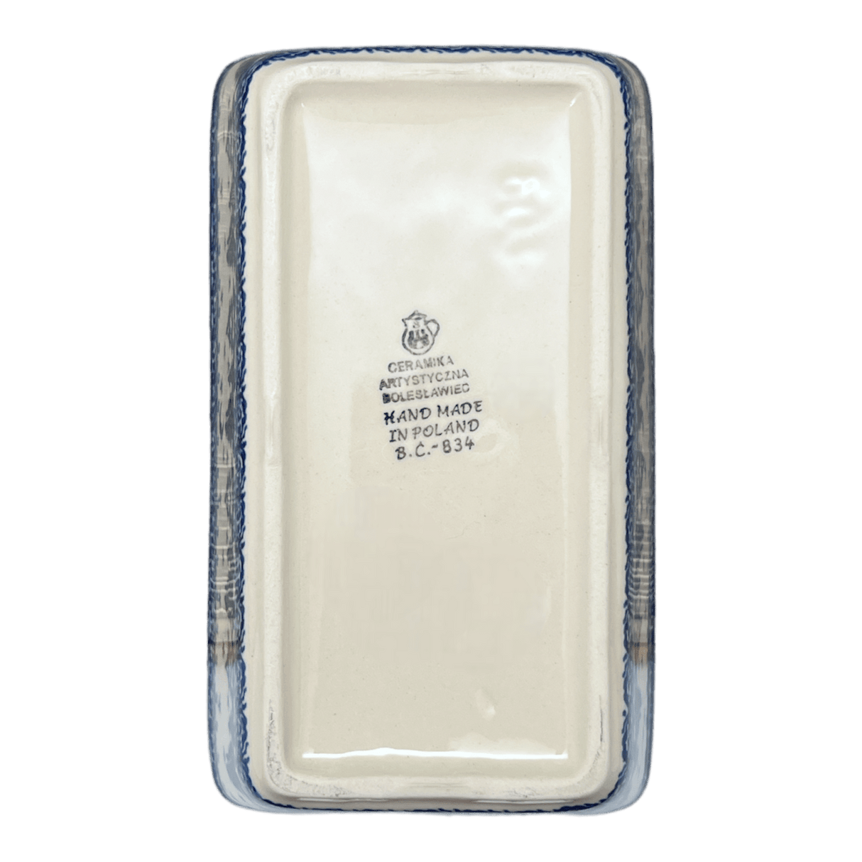 Baker, Bread, Medium, 8" x 5" in "Winter Skies" by Ceramika Artystyczna | A603-2826X