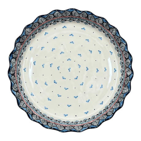 Quiche/Pie Dish, 10" in "Winter Aspen" by Ceramika Artystyczna | A636-1995X