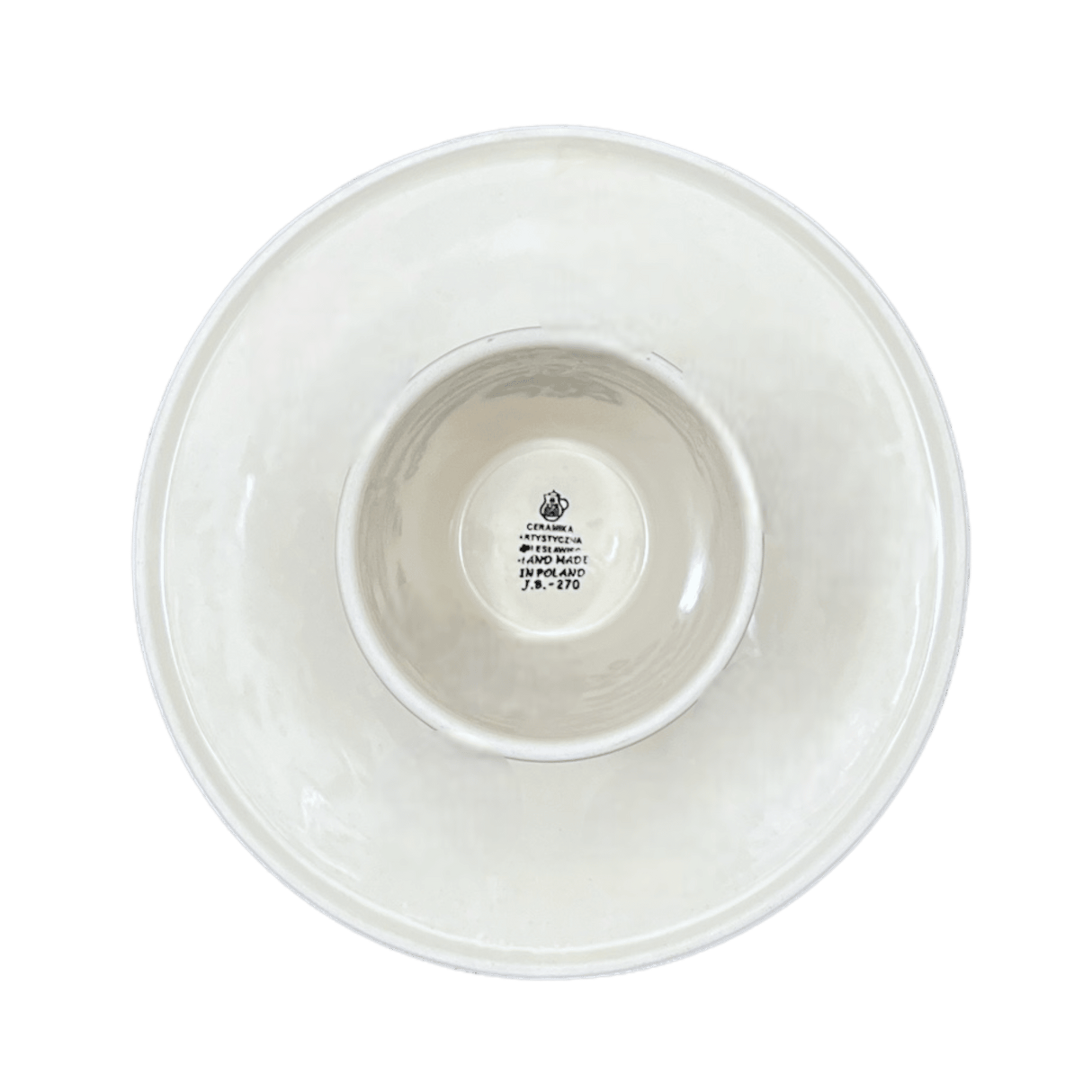 Plate, Round, With Stand, 11" in "Hyacinth in the Wind" by Ceramika Artystyczna | A659-2037X