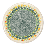 Plate, Round, With Stand, 11" in "Daffodils in Bloom" by Ceramika Artystyczna | A659-2122X