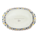 Tray, Oval, Handles, 10.75" x 15.25" in "Star Shower" by Ceramika Artystyczna | A684-359X