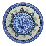 Bowl, Round, Ridged, 5.5" in "Starlit Forest" by Ceramika Artystyczna | A696-1284X