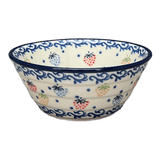 Bowl, Round, Ridged, 5.5" in "Mixed Berries" by Ceramika Artystyczna | A696-1449X