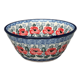 Bowl, Round, Ridged, 5.5" in "Rosie's Garden" by Ceramika Artystyczna | A696-1490X