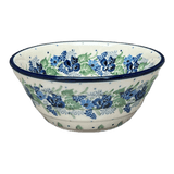 Bowl, Round, Ridged, 5.5" in "Hyacinth in the Wind" by Ceramika Artystyczna | A696-2037X