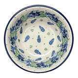 Bowl, Round, Ridged, 5.5" in "Hyacinth in the Wind" by Ceramika Artystyczna | A696-2037X