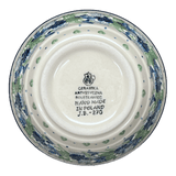 Bowl, Round, Ridged, 5.5" in "Hyacinth in the Wind" by Ceramika Artystyczna | A696-2037X