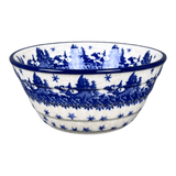 Bowl, Round, Ridged, 5.5" in "Frosted Starlight" by Ceramika Artystyczna | A696-2329X