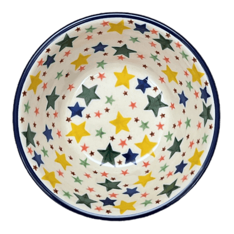 Bowl, Round, Ridged, 5.5" in "Star Shower" by Ceramika Artystyczna | A696-359X