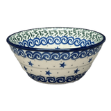 Bowl, Round, Ridged, 5.5" in "Starry Sea" by Ceramika Artystyczna | A696-454C