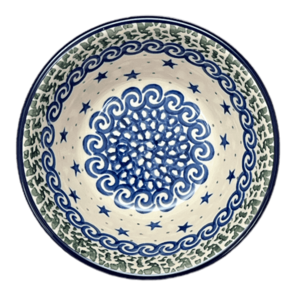 Bowl, Round, Ridged, 5.5" in "Starry Sea" by Ceramika Artystyczna | A696-454C