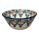 Bowl, Round, Ridged, 5.5" in "Strawberry Patch" by Ceramika Artystyczna | A696-721X