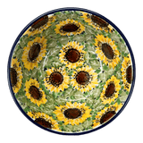 Bowl, Round, Ridged, 5.5" in "Sunflower Field" by Ceramika Artystyczna | A696-U4737