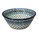 Bowl, Round, Ridged, 5.5" in "Mediterranean Waves" by Ceramika Artystyczna | A696-U72