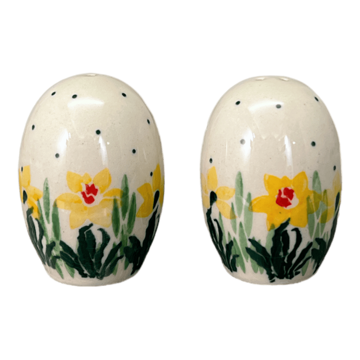 Salt & Pepper, 2" in "Daffodils in Bloom" by Ceramika Artystyczna | A735S-2122X