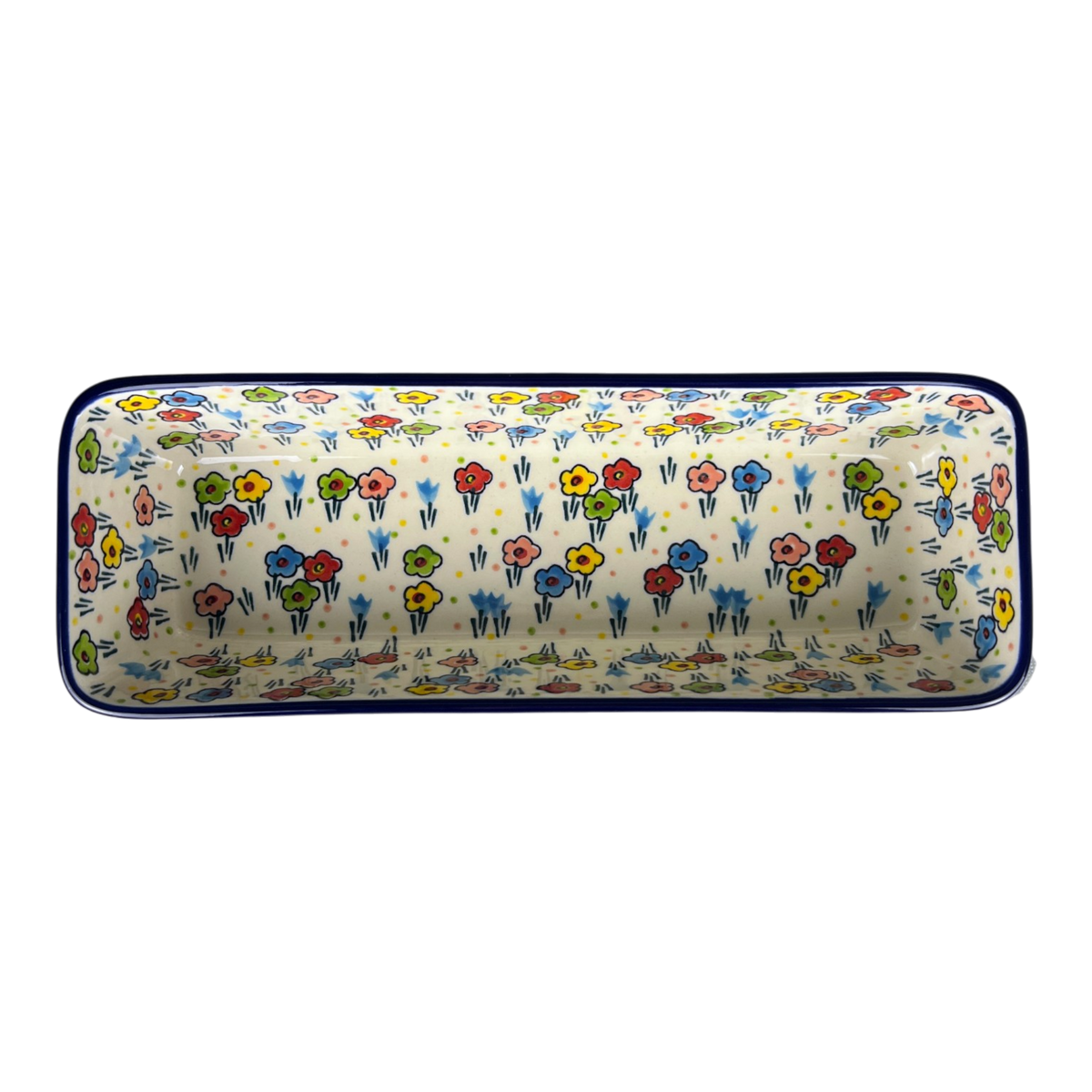 Baker, Bread, Extra Long, 12" x 4.75" in "Daisy Doodle" by Ceramika Artystyczna | A784-U4884