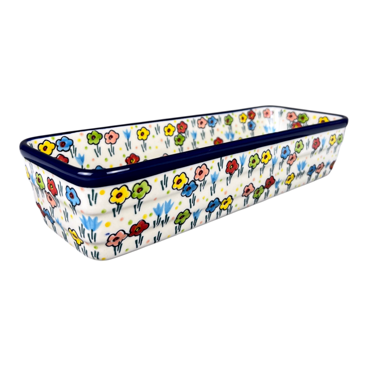 Baker, Bread, Extra Long, 12" x 4.75" in "Daisy Doodle" by Ceramika Artystyczna | A784-U4884