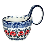 Bowl, Round, Loop Handle, 16 oz in "Rosie's Garden" by Ceramika Artystyczna | A845-1490X