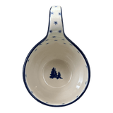 Bowl, Round, Loop Handle, 16 oz in "Winter Skies" by Ceramika Artystyczna | A845-2826X