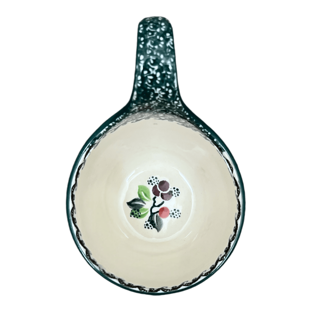 Bowl, Round, Loop Handle, 16 oz in "Sugar Plums" by Ceramika Artystyczna | A845-2838Q