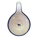 Bowl, Round, Loop Handle, 16 oz in "Labrador Loop" by Ceramika Artystyczna | A845-2862X