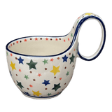 Bowl, Round, Loop Handle, 16 oz in "Star Shower" by Ceramika Artystyczna | A845-359X