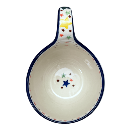 Bowl, Round, Loop Handle, 16 oz in "Star Shower" by Ceramika Artystyczna | A845-359X