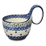 Bowl, Round, Loop Handle, 16 oz in "Starry Sea" by Ceramika Artystyczna | A845-454C