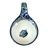 Bowl, Round, Loop Handle, 16 oz in "Blue Dahlia" by Ceramika Artystyczna | A845-U1473