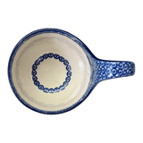 Bowl, Round, Loop Handle, 16 oz in "Mediterranean Waves" by Ceramika Artystyczna | A845-U72