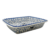 Baker, Rectangular, Edge, 14" x 11" in "Cat Tracks" by Ceramika Artystyczna | A854-1771