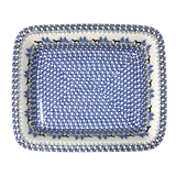 Baker, Rectangular, Edge, 14" x 11" in "Labrador Loop" by Ceramika Artystyczna | A854-2862X