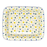 Baker, Rectangular, Edge, 14" x 11" in "Star Shower" by Ceramika Artystyczna | A854-359X