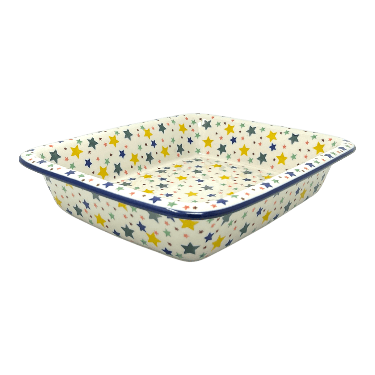 Baker, Rectangular, Edge, 14" x 11" in "Star Shower" by Ceramika Artystyczna | A854-359X