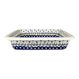 Baker, Rectangular, Edge, 14" x 11" in "Tulip Dot" by Ceramika Artystyczna | A854-377Z