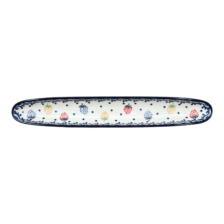 Olive Boat, 12" x 2" in "Mixed Berries" by Ceramika Artystyczna | A924-1449X