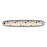 Olive Boat, 12" x 2" in "Star Shower" by Ceramika Artystyczna | A924-359X