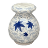 Polish Pottery Parmesan/Spice Shaker (Blue Sweetgum) | A934-2545X at PolishPotteryOutlet.com