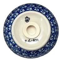 A picture of a Polish Pottery Parmesan/Spice Shaker (Winter Skies) | A934-2826X as shown at PolishPotteryOutlet.com/products/parmesan-spice-shaker-winter-skies-a934-2826x