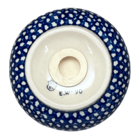 A picture of a Polish Pottery Parmesan/Spice Shaker (Starry Sea) | A934-454C as shown at PolishPotteryOutlet.com/products/parmesan-spice-shaker-starry-sea-a934-454c