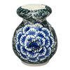 Polish Pottery Parmesan/Spice Shaker (Blue Dahlia) | A934-U1473 at PolishPotteryOutlet.com