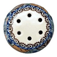 A picture of a Polish Pottery Parmesan/Spice Shaker (Poseidon's Treasure) | A934-U1899 as shown at PolishPotteryOutlet.com/products/parmesan-spice-shaker-poseidons-treasure-a934-u1899